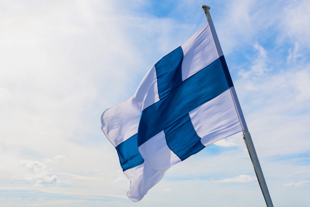 Finlands flagga