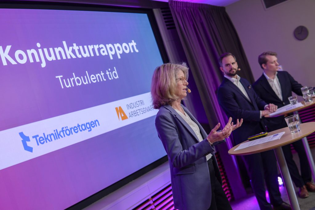Turbulent omvärld tynger industrin – låg tillväxt att vänta i Sverige och globalt