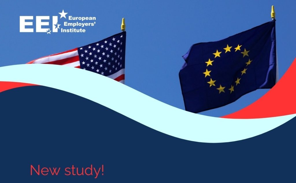 EEI-studie analyserar varför EU:s arbetsproduktivitet ligger efter USA