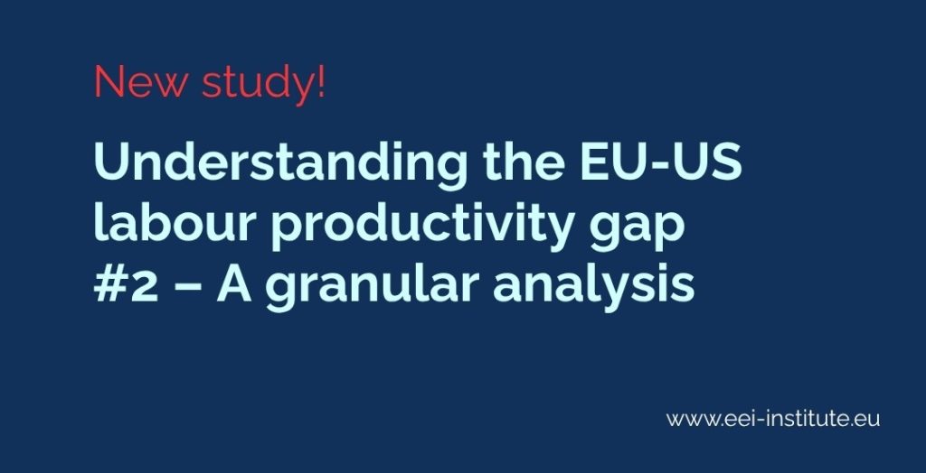 Kärnekonomierna i EU driver det växande produktivitetsgapet mellan USA och EU
