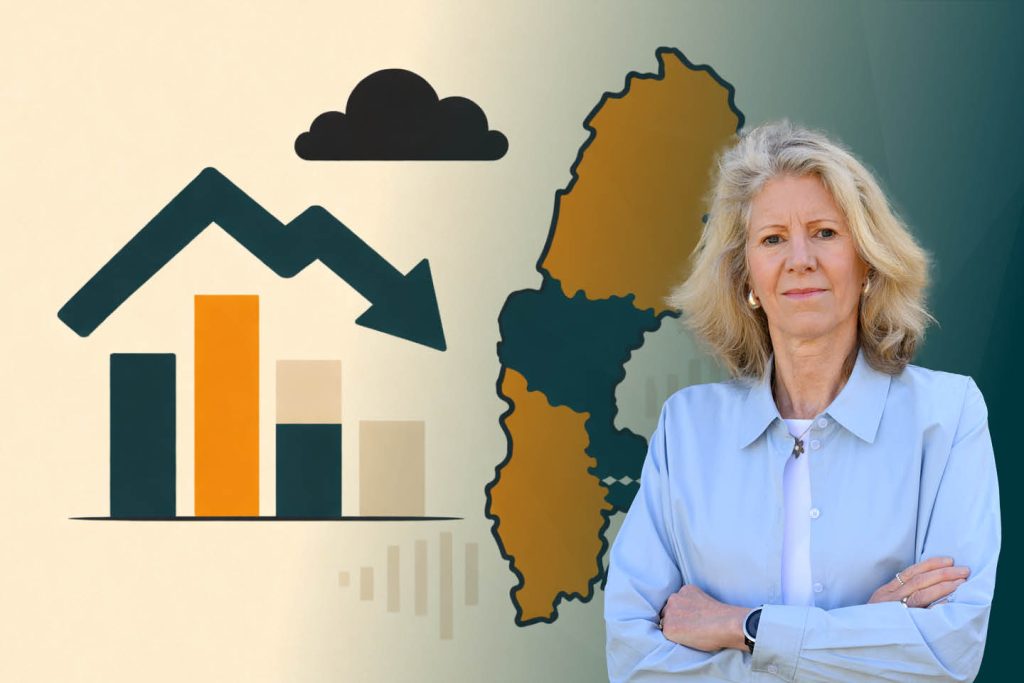 Inflationen i Sverige fortsätter att dämpas