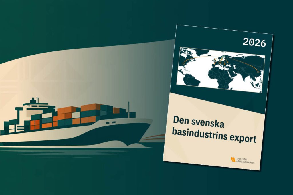 Basindustrins export minskar – ökad global osäkerhet påverkar utvecklingen