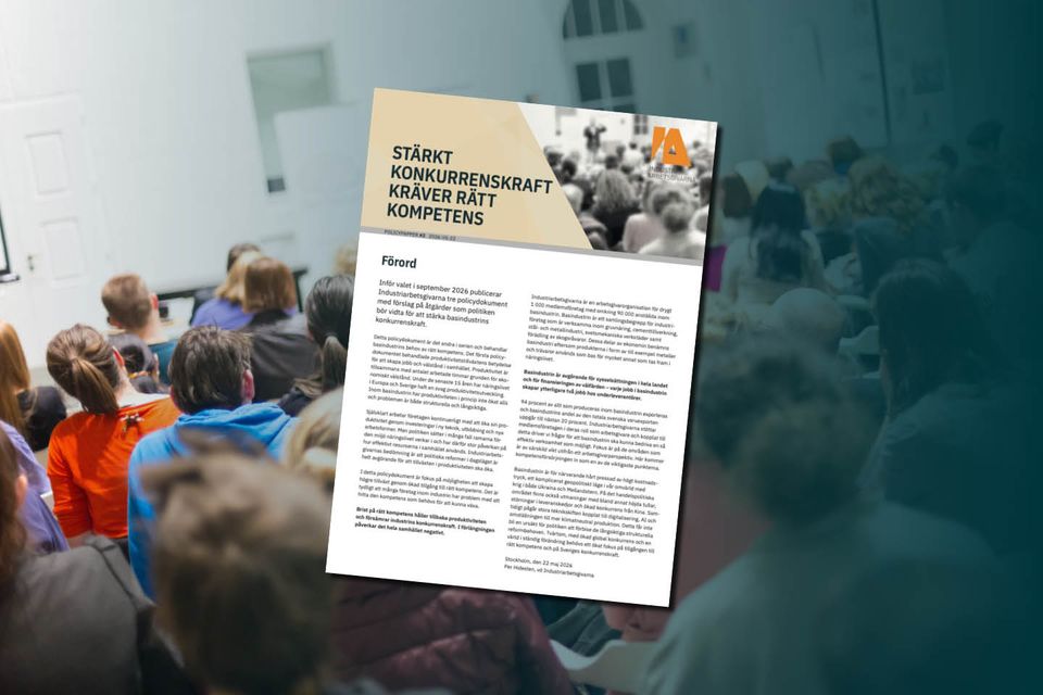 Stärkt konkurrenskraft kräver rätt kompetens